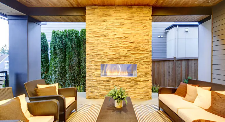 Outdoor fireplace San Antonio