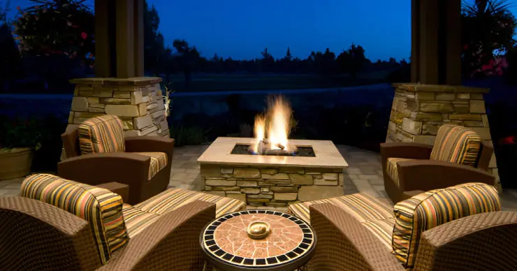 Outdoor fireplace San Antonio