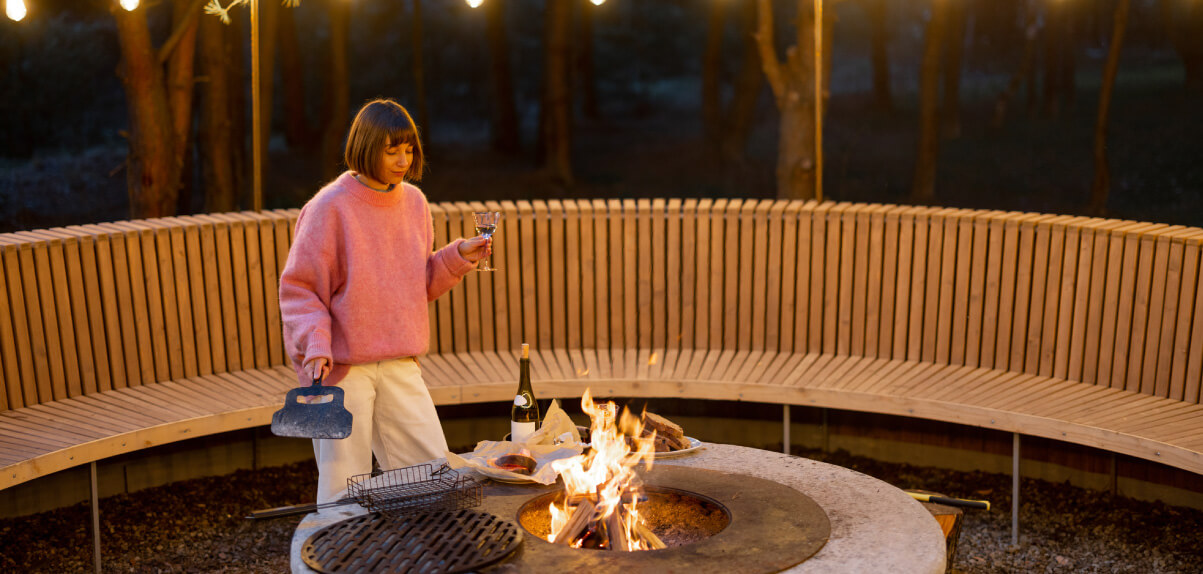 Outdoor fireplace San Antonio
